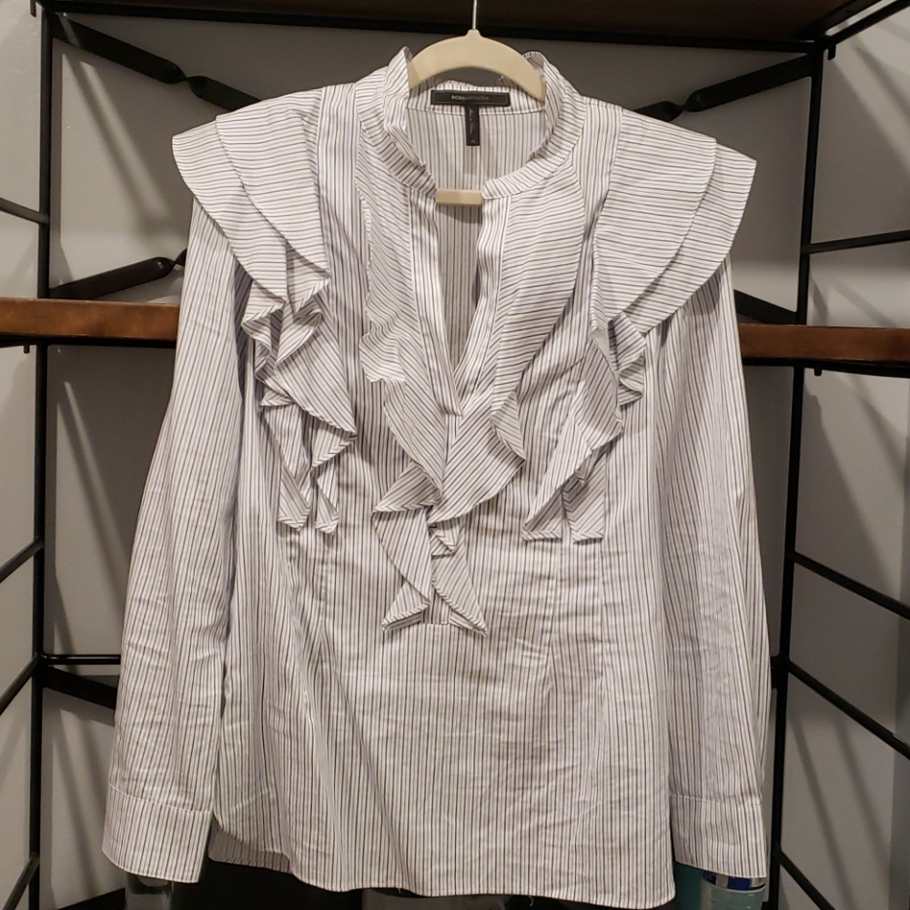 BCBG Maxazria Long Sleeve Blouse